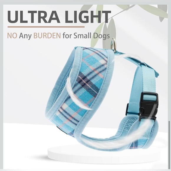 PUPTECK Soft Mesh Dog Harness and Leash SetComfort Padded Vest No Pull Harnesses - Picture 5 of 5